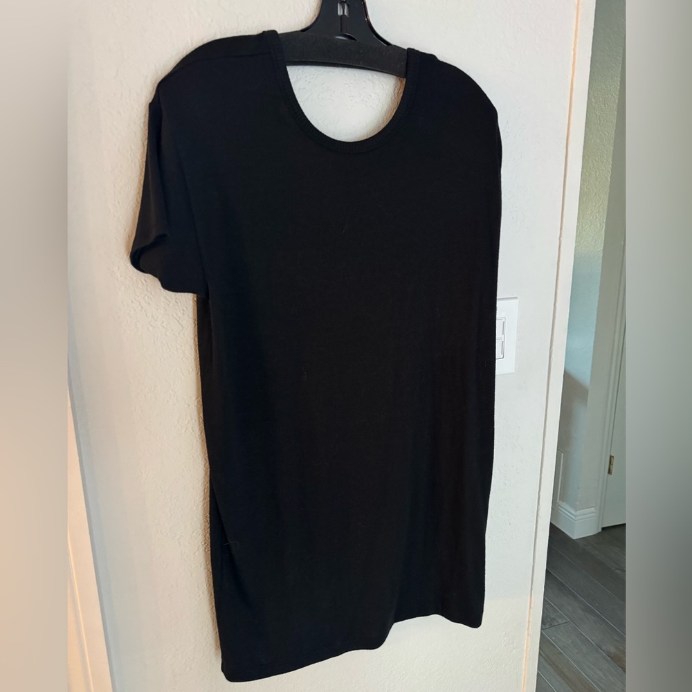 Rag & Bone black low back mini dress, medium